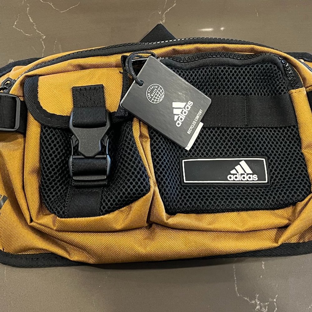 Adidas Amplifier 2 Crossbody Bag Light Brown / Black / Bliss Orange